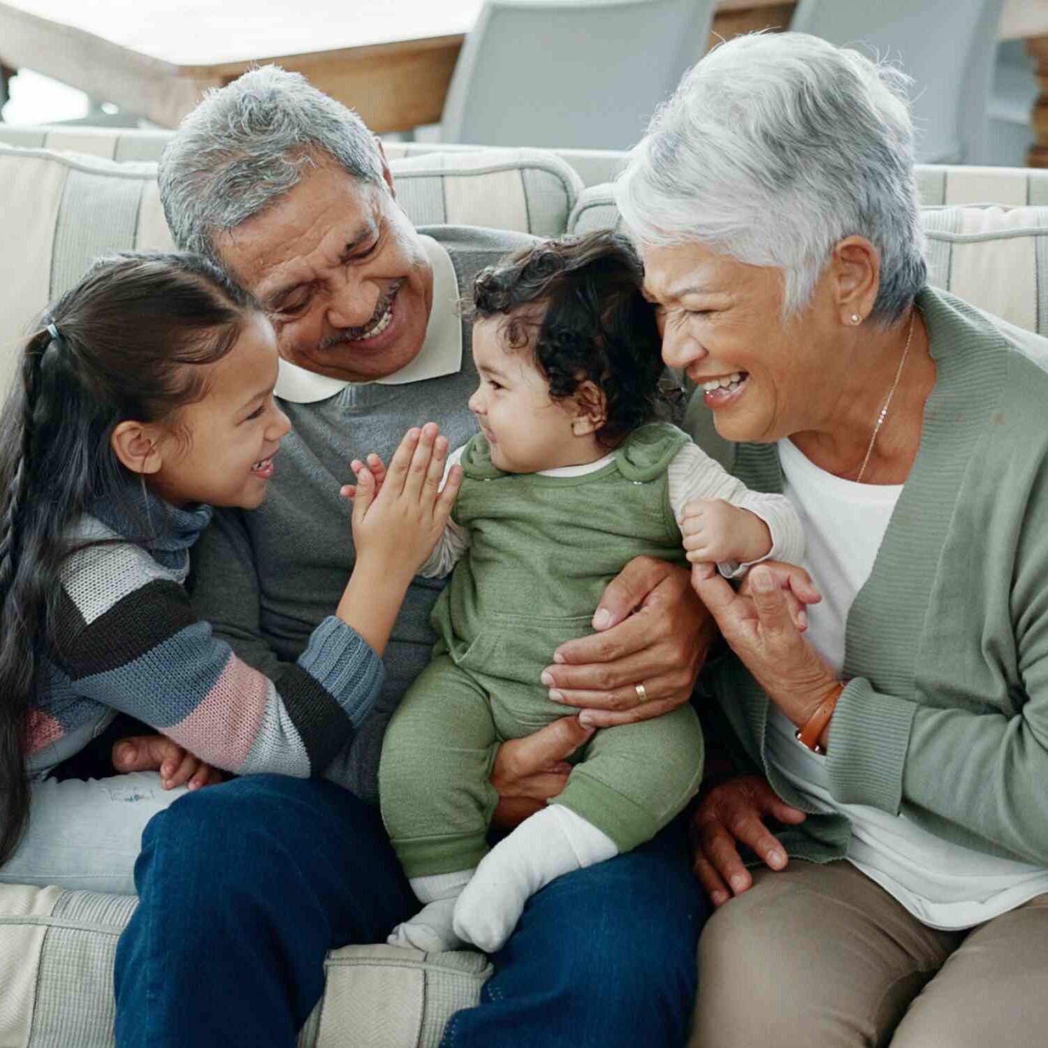 Grandparents and grandchildren