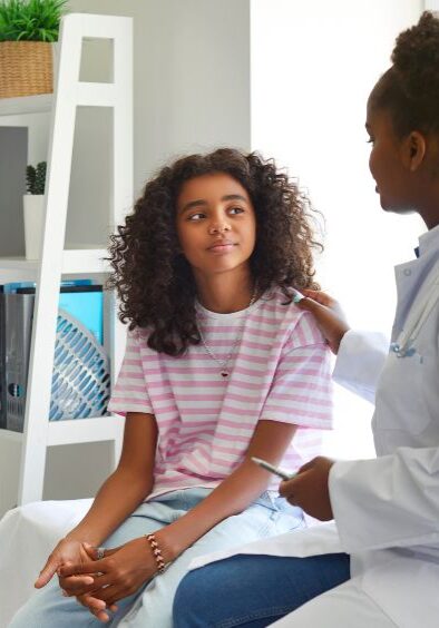 Pediatric patient at the hospital Pediatric patient at the hospital